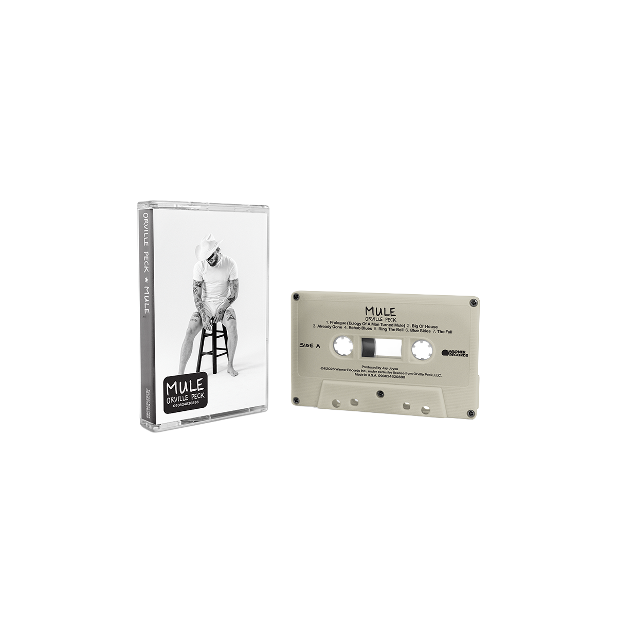 Orville Peck Mule album with ivory standard cassette.